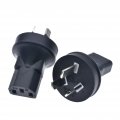 2 Pack Tekit Iec 320 C13 To 3-pole Plug Australia China Cn Converter Power Au 3-pin Iec320 Adapter For Pdu Ups
