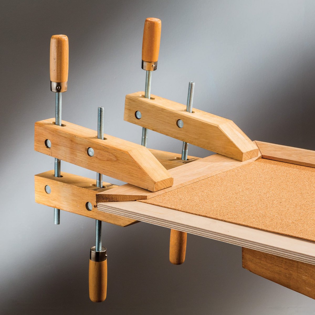 4 Wooden Handscrew Clamp