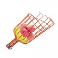 13 Ft Fruit Picker Pole Tool With Basket High Reach Stainless Steel Picking For Orange Citrus Pear Mango From Trees 1 