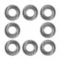 8pcs Wheel Flanged Serrated Nuts For Polaris 3 8 In 24 Ace 325 500 570 Sportsman 300 400 450 600 Part