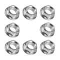 8pcs Wheel Flanged Serrated Nuts For Polaris 3 8 In 24 Ace 325 500 570 Sportsman 300 400 450 600 Part 