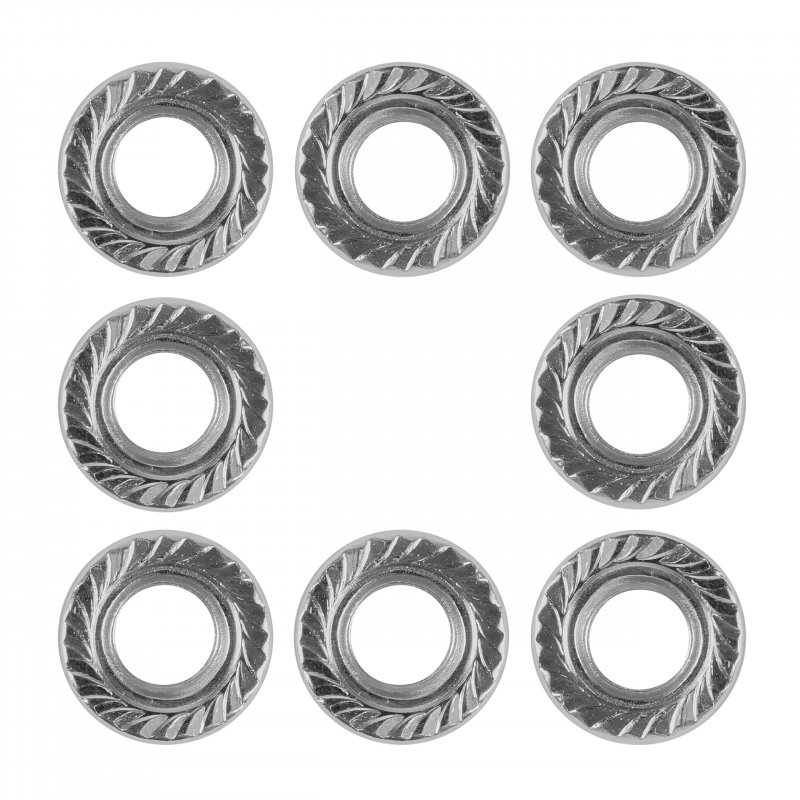 8pcs Wheel Flanged Serrated Nuts For Polaris 3 8 In 24 Ace 325 500 570 Sportsman 300 400 450 600 Part