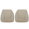 Secos Driver Passenger Bottom Replacement Leather Seat Covers Tan For Dodge Ram 1500 2500 3500 1998 1999 2000 2001 2002 