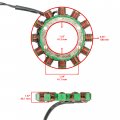 Charging Coil Stator For Kawasaki Fd620d Fd661d Fd671d Fd711d Fd750d Fd791d Fd851d Part Number 59031-2123