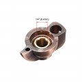 Uxcell 2pcs 6 4mm Shaft Hole Potentiometer Knobs For Volume Adjustment Guitar Knob With Set Screw Bronze Tone