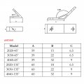 Uxcell 3030 Aluminum Corner Brackets Profile Joint Connectors Braces 135 Degree Angle 2pcs