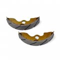 Niche Cycle Supply Front Grooved Brake Shoes For Honda Trx200 Trx 200 Sx 86-88 