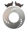 Rear Brake Rotor And Pads Polaris Sportsman 500 Ho Efi 2003 2004 2005 2006 