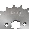 Engine Chain Sprocket 428 17t 17mm 17 Teeth For Dirt Pit Bike Fits Most 50cc 90cc 110cc 125cc Chinese Atvs And Quads 0 7 In 