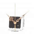 Veemoon 1 Set Quartz Clock Movement Hands And Motor Kit Ticking Numbers Mechanism Shaft Battery Diy Do It Yourself Metal