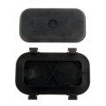 Master Cylinder Reservoir Cap For Honda Crx 1990 1991 Black Gloss Plastic Round Shape Replacement 46662s04j01 