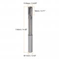 Harfington Chucking Reamer 10 8mm H7 C1 K30 Carbide Tip Precision Straight Flutes Round Shank Lathe Machine Milling Cutter