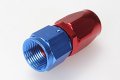 Autobahn88 Aluminum Anodized Swivel Elbow Hose End Fitting Straight An10 Blue Red