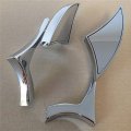 Smt- Chrome Spear Blade Mini Mirrors Compatible With Suzuki Savage Intruder Volusia Boulevard B00rw3qd7w