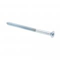 Wood Screws Flat Head Phillips Drive No 9 X 3 In Zinc Plated Steel 25 Pack Model 