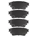 Front Brake Pads For Mitsubishi Eclipse Cross 2018 2019 2020 4000 Hybridynamic Series Mechanical Wear Sensor 1 65in Height 4 