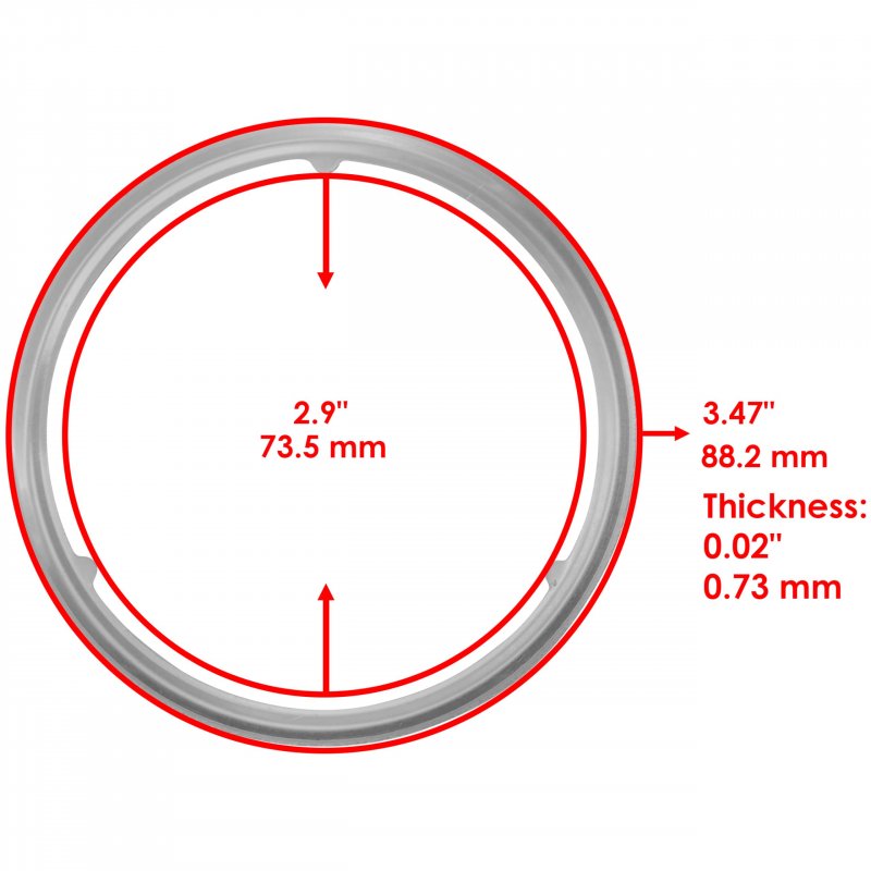 Exhaust Pipe Seal 707601835 For Can-am Maverick X3 R And Max Turbo Rr Rs Rc Ds Models 2017 To 2026
