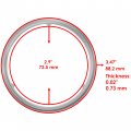 Exhaust Pipe Seal 707601835 For Can-am Maverick X3 R And Max Turbo Rr Rs Rc Ds Models 2017 To 2026