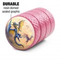 Dragons In The Sky Valve Stem Caps For Tire Rim Wheel Aluminum Pink