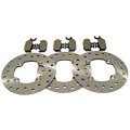 2004 Bombardier Outlander 400 2x4 Front And Rear Brake Rotors Pads