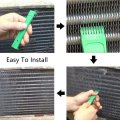 6pcs Set Car A C Radiator Condenser Air Conditioner Plastic Fin Repair Comb Set Cooler Straightener Cleaning Tools