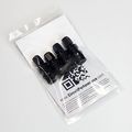 Circuit Performance Vs33 Shorty Black Bolt-in Valve Stems Set Of 4