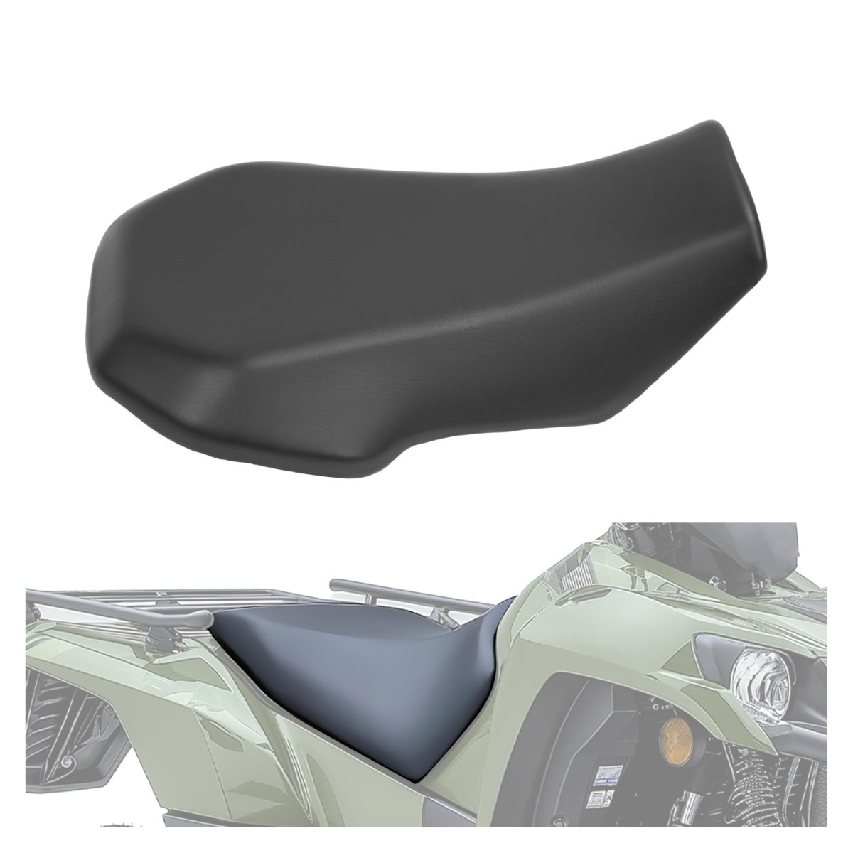 Atv Seat Cover For 2005 2024 Suzuki Kingquad 400 450 700 750 All Models Black Pvc Protector Go-4422