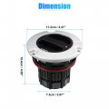X Autohaux 2pcs Bc3z-3b396-b 4wd Front Manual Wheel Locking Hub 4x4 Axle Actuator Drive For Ford F250 F350 F450 F550 Super Duty