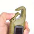 Led Emergency Flashlight Solar Panel Portable High Brightness Light Hand Cranking For Survival Gear Hiking Camping Armygreen