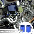 X Autohaux 2pcs An16 Hex Car Hose Finisher Flexible Rubber Pipe Clamp With Screw Band Adapter Fitting For Oil Fuel Water Tube