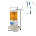 Baomain Industrial Led Warning Light Bulb Signal Tower 220v Ac Yellow