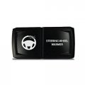 Ch4x4 Rocker Switch V2 Steering Wheel Warmer Symbol Horizontal Green Led