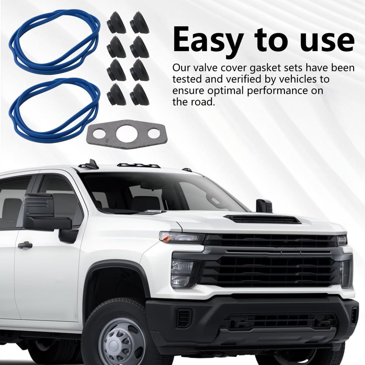 12637683 Valve Cover Gasket Set Replacement Fit For G-mc 2009-2012 Canyon 5 3l