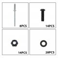 G-plus Hood Rubber Seal Kit Compatible With All Hummer H1 Or Military Hmmwv M998 M1045 M1114 M1151 M1123 Black