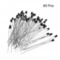 Uxcell Ntc Thermistors Resistor Mf52-103 3435 10k Ohm Inrush Current Limiter Temperature Sensor Pack Of 60