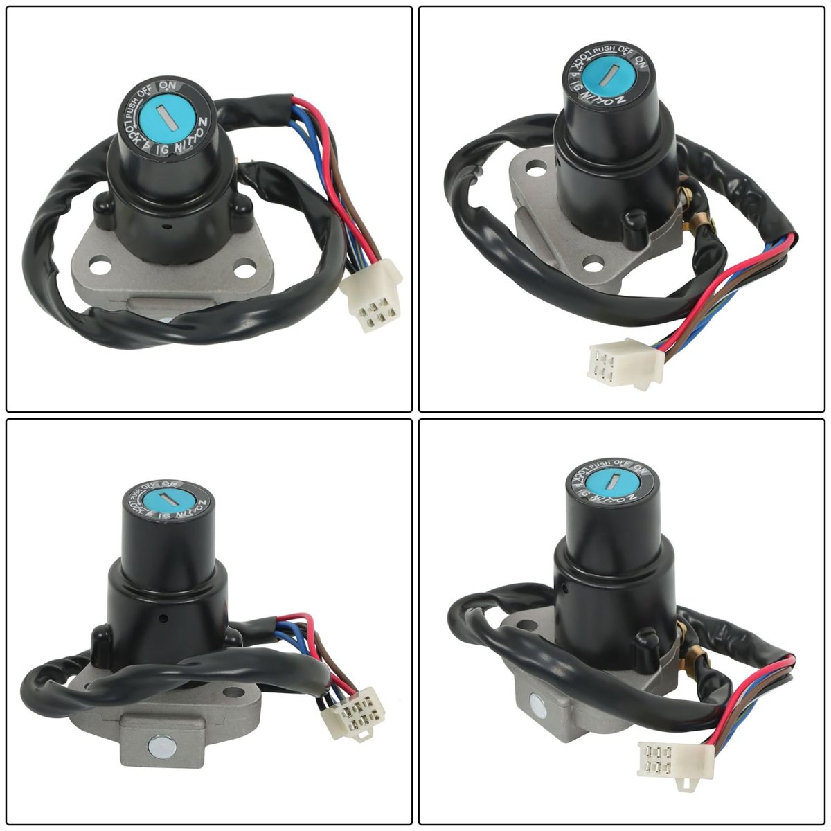 Ignition Switch And Fuel Gas Cap Lock With Key For Kl250 Kl600 Klr250 Klr650 1987 2007 Silver Replacement