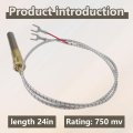 60125501 24 Thermopile Generators 750 Millivolt Q313a For Gas Water Heater Fit 6000trb 6000tr1 6000tr1-sp 6000tr-nf 6000tr-oak