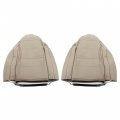 Labwork Front Driver And Passenger Side Tan Artificial Leather Seat Cover Replacement For 1999 2000 F250 F350 F450 F550 Lariat