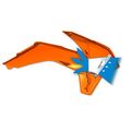 Cycra 1cyc-1899-22 Powerflow Radiator Shroud Orange 