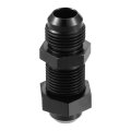 Car Straight Bulkhead Fuel Fitting 8an Male To Flare Union Adapter Black 