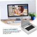 Doitool 4pcs Wire Hole Cover Cord Grommets Cable Desk Grommet Furnitures Desktop Abs Plastic Cap