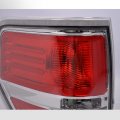 G-plus Rear Tail Lights Compatible With 2009-2014 Ford F150 2 4 Door Not Fit Flareside Models Brake Lamps Side Marker Chrome