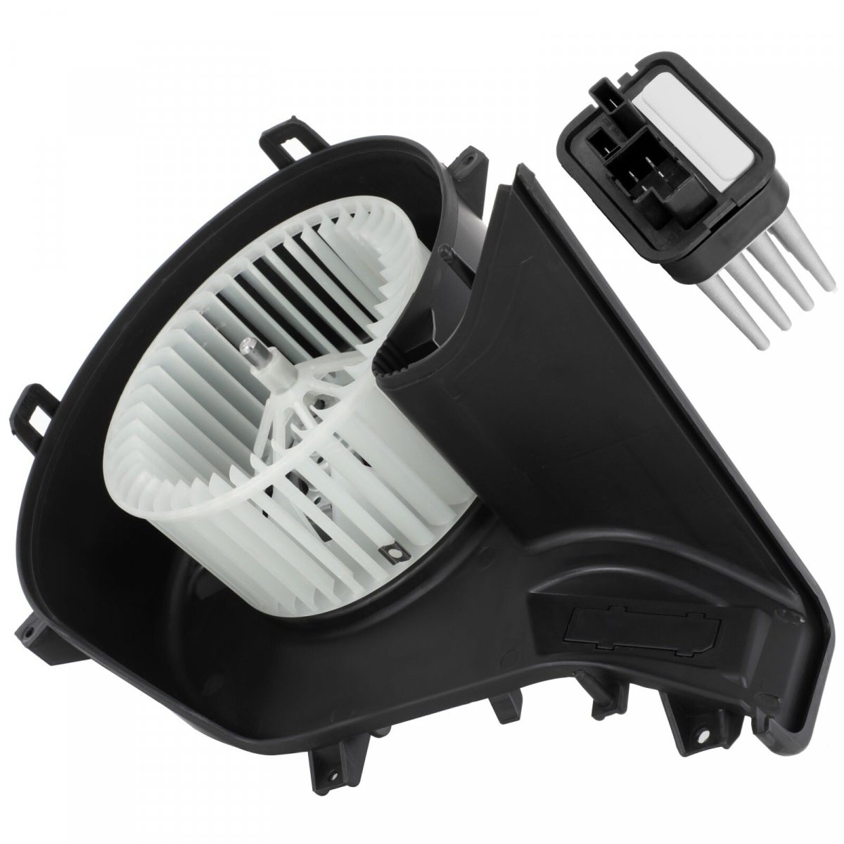 Ac Heater Blower Motor Module With Resistor For 2003 To 2007 Saab 9-3 Hvac Air Conditioning System