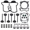 Cylinder Head Exhaust Intake Valve Gasket Kit Fit For Yamaha Yfz450 Yfz 450 2004-2009 Wr450f 2003-2006 Yz450f 2003-2005 With