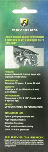 Revision Military Sawfly Eyewear Replacement Lens Yellow High Contrast Small