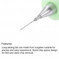 Uxcell Micro Pcb Drill Bit Set 1 8 Shank 0 3mm Solid Tungsten Carbide Cnc Engraving Print Circuit Board Bits Rotary Tool 10pcs