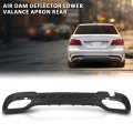 Air Dam Deflector Lower Valance Apron Rear For Benz E250 Submodel Bluetec 4matic 2014-2016 Models With Amg Styling Package Fit