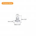 Uxcell St2x6mm White Screws Self Tapping 100pcs Pan Head Phillips Wood For Woodworking