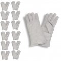 Cordova 7602 Regular Shoulder Leather Welder Gloves One-piece Back Full Sock Lining Gray Ladies 12-pack Bulk S 
