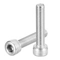 Hex Socket Bolts M5-0 8x25 304 Stainless Steel Drive Screw Silver Tone 50 Pcs 